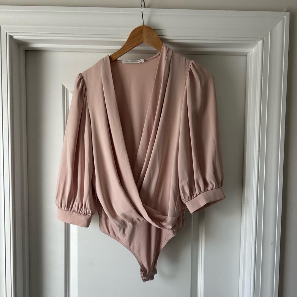 Amanda Uprichard Blush Bodysuit